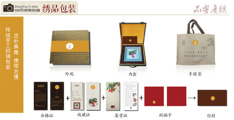 【廣繡 粵繡 嶺南特色紀(jì)念品 嶺南春色 廣繡外事禮品 禮品】價(jià)格,廠家,圖片,其他民俗工藝品,廣州仁埔文化傳播-