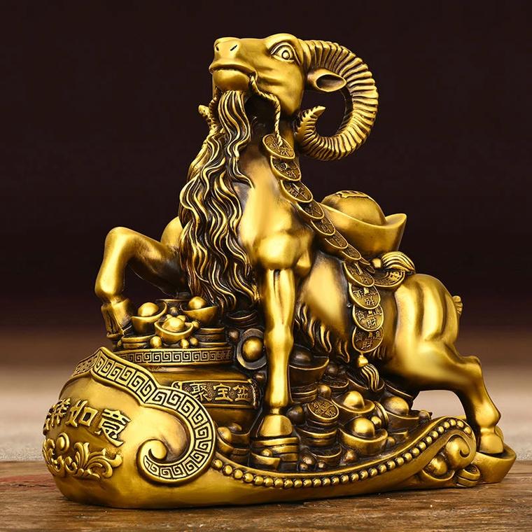 銅羊擺件 家居風水與藝術美學的完美融合