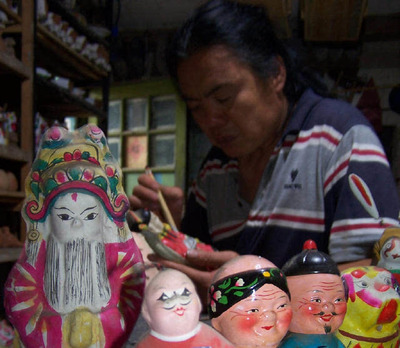 馬官屯泥人 指尖流轉的七彩乾坤